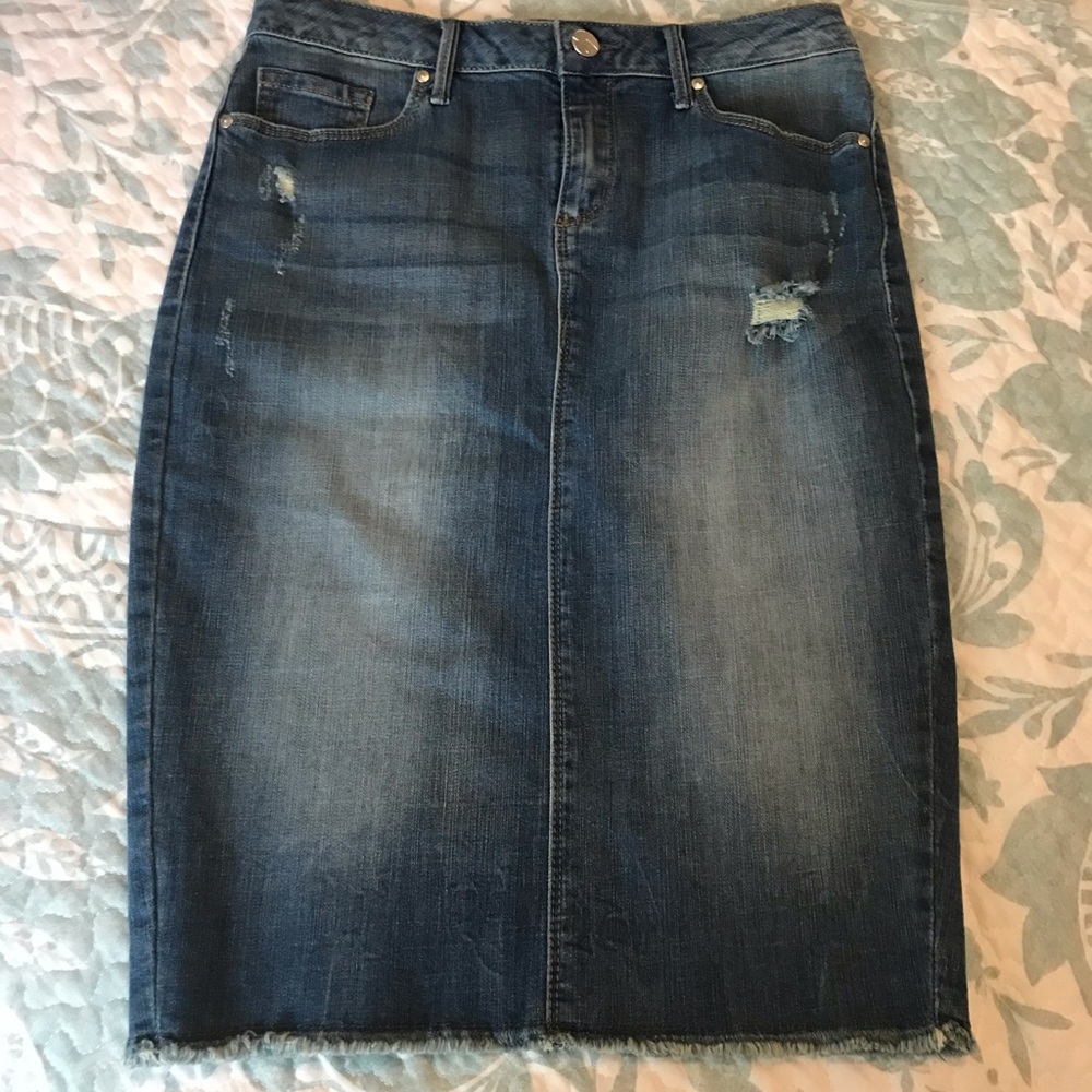 Jessica Simpson Denim Pencil Skirt